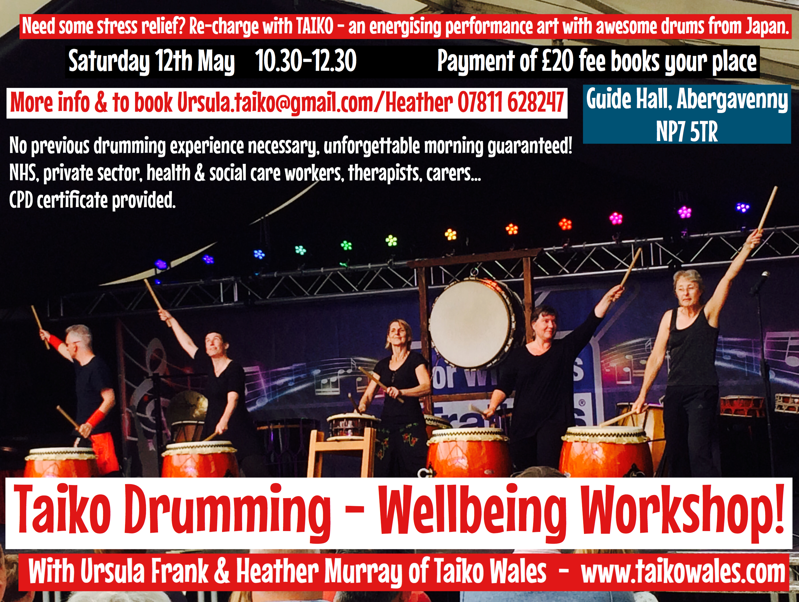 Taiko Wellbeing Poster May 2018